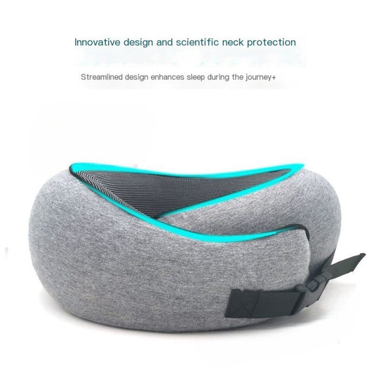 Memory foam pillow storage-shaped pillow aircraft travel pillow nap cervical neck pillow travel portable pillow
